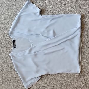 Ivanka Trump pale blue blouse top size XS